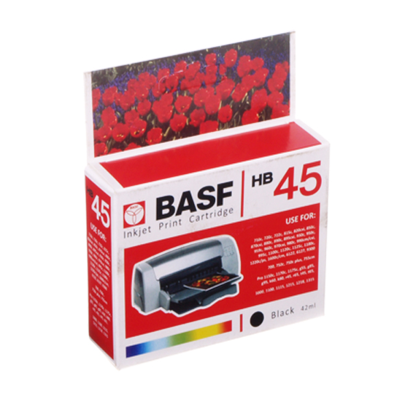   BASF  HP DJ 850C/1100C/1600C  HP 51645A Black
